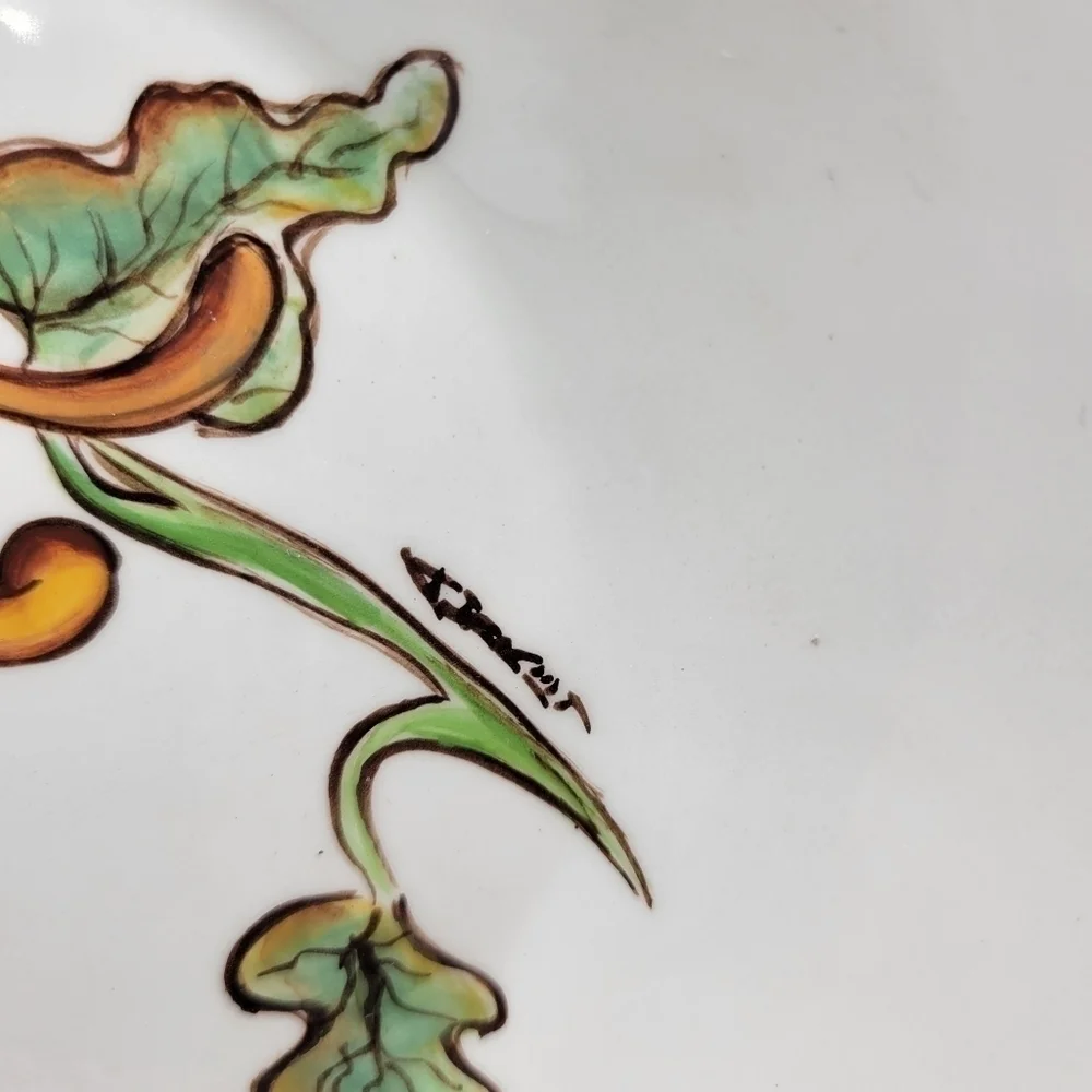 Vintage Studio Pottery Serving Dish - signed by artist